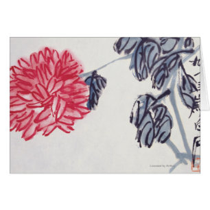Chrysanthemum Hälsningskort
