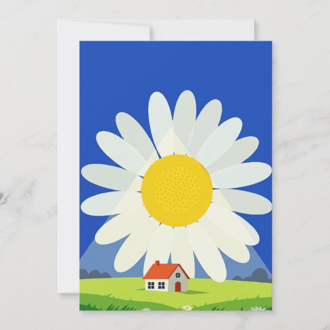 Chrysanthemum Inbjudningar (Framsida)