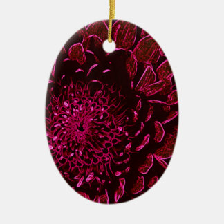 Chrysanthemum Julgransprydnad Keramik