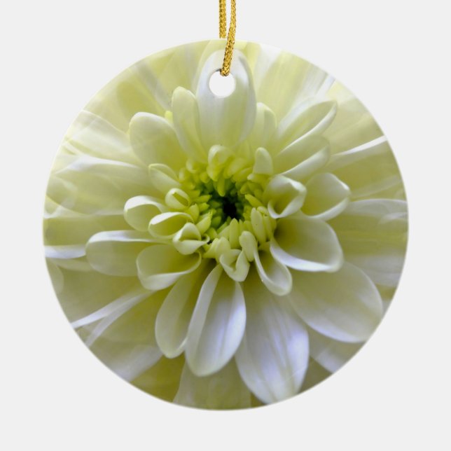 CHRYSANTHEMUM JULGRANSPRYDNAD KERAMIK (Framsidan)