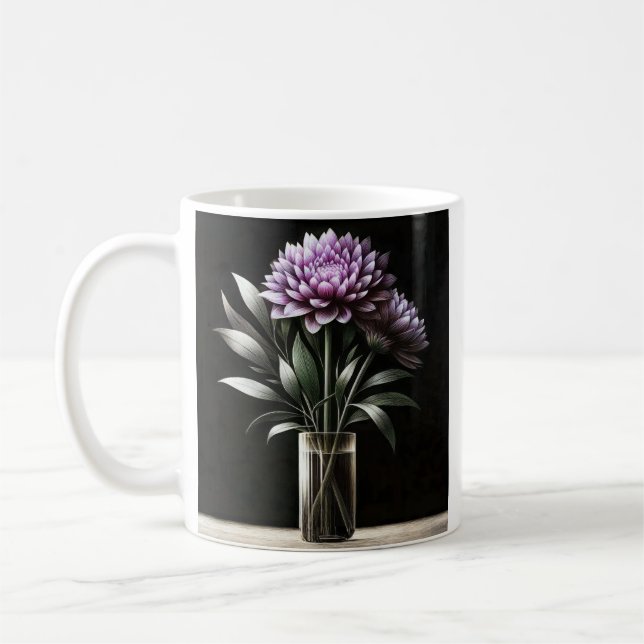Chrysanthemum Kaffemugg (Vänster)