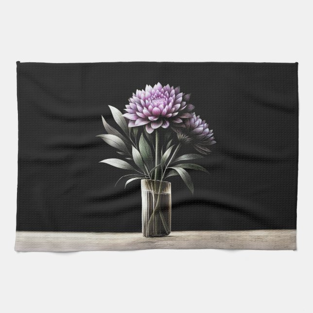 Chrysanthemum Kökshandduk (Horisontell)
