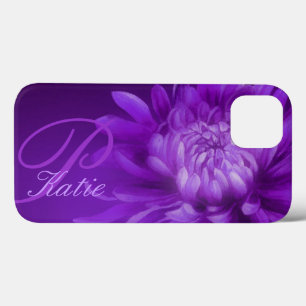 Chrysanthemum lila personlig fodral