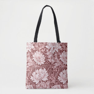Chrysanthemum Maroon, William Morris Tygkasse