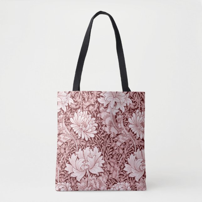Chrysanthemum Maroon, William Morris Tygkasse (Framsida)