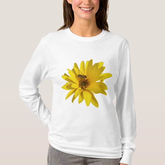 Chrysanthemum med Hover Fly Tee (Framsida)