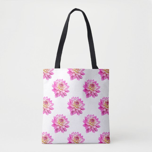 Chrysanthemum Mönster - Fullt Tygkasse (Framsida)