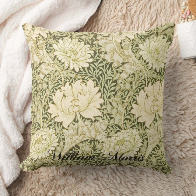 Chrysanthemum mönster - William Morris Kudde (Filt)