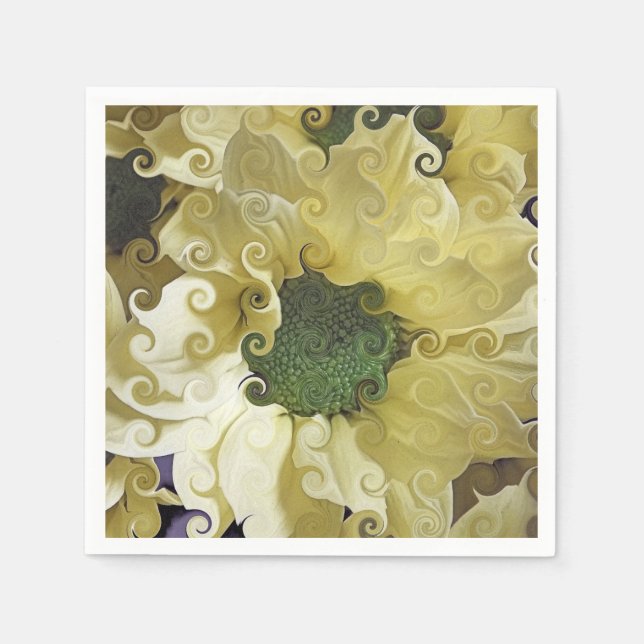CHRYSANTHEMUM PAPPERSSERVETT (Framsidan)