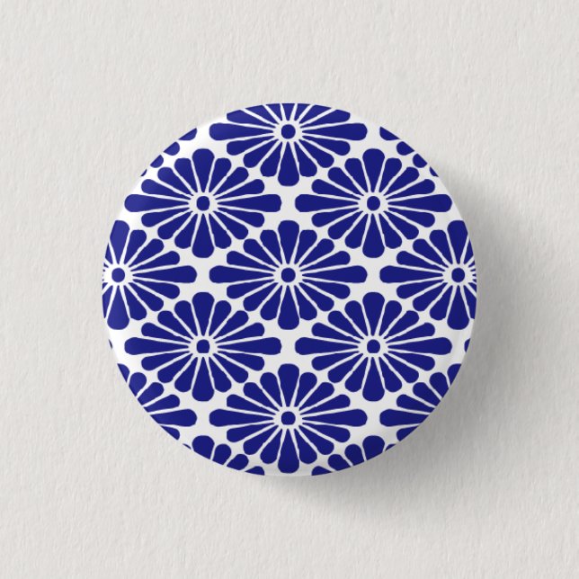chrysanthemum petals badge knapp (Framsida)