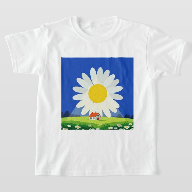 Chrysanthemum T Shirt (Laydown)