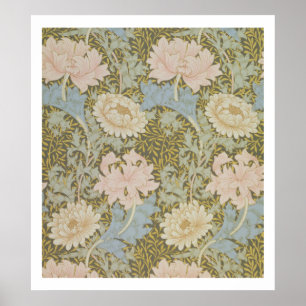 "Chrysanthemum" tapet, 1876 (tapet) Poster