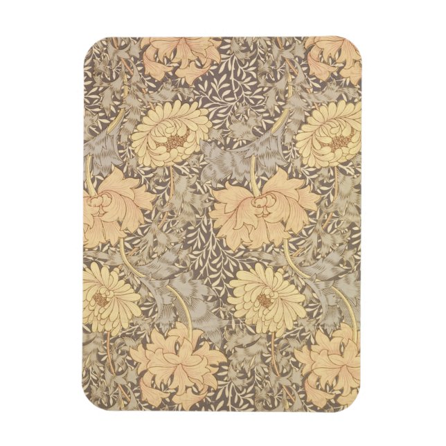 "Chrysanthemum" tapet design, 1876 Magnet (Vertikal)