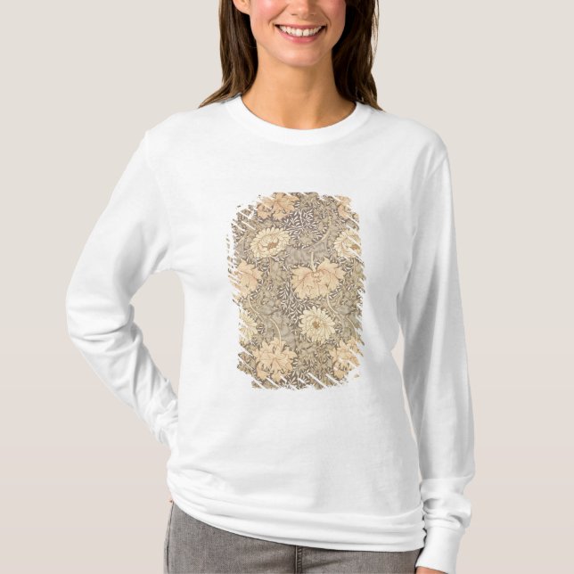 "Chrysanthemum" tapetdesign, 1876 Tee (Framsida)