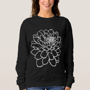 Chrysanthemum Teckning - White T Shirt