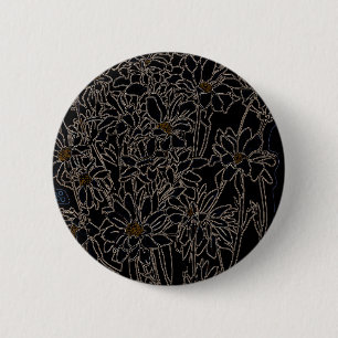 Chrysanthemum trädgårdsblommor art svart och gamma knapp