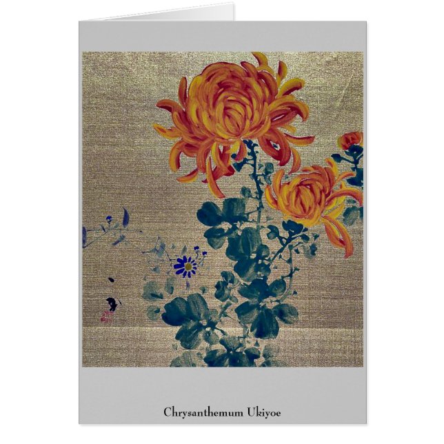 Chrysanthemum Ukiyoe OBS Kort (Framsidan)