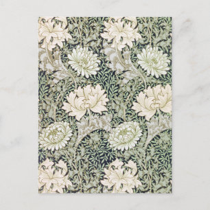 Chrysanthemum, William Morris Vykort