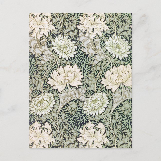 Chrysanthemum, William Morris Vykort (Framsida)