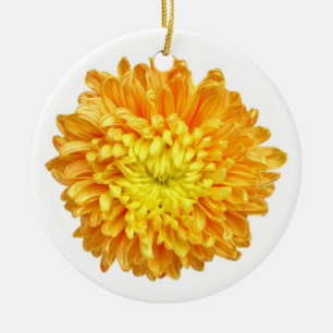 Chrysanthemumprydnad Julgransprydnad Keramik