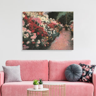 Chrysanthemums av Dennis Bunker Miller, Fine Art Canvastryck