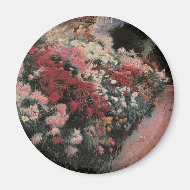 Chrysanthemums av Dennis Bunker Miller, Fine Art Magnet (Framsidan)