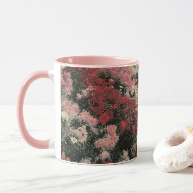 Chrysanthemums av Dennis Bunker Miller, Fine Art Mugg (Med munk)
