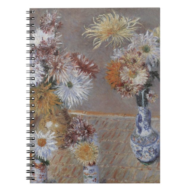 Chrysanthemums av Gustave Caillebotte Anteckningsbok (Framsidan)