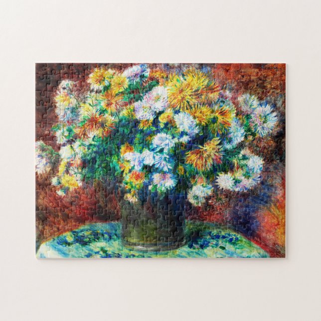 Chrysanthemums av Pierre-Auguste Renoir Pussel (Horisontell)