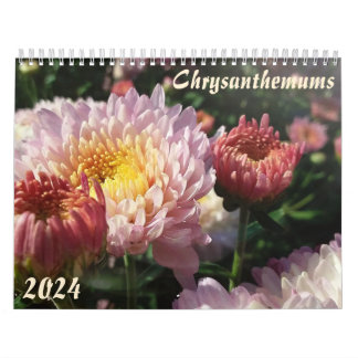 "Chrysanthemums"Blommigt endar Feng Shui Kalender