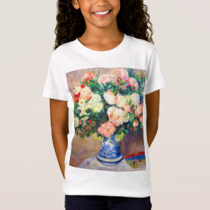 Chrysanthemums Bouquet och Japans Fläkt T Shirt