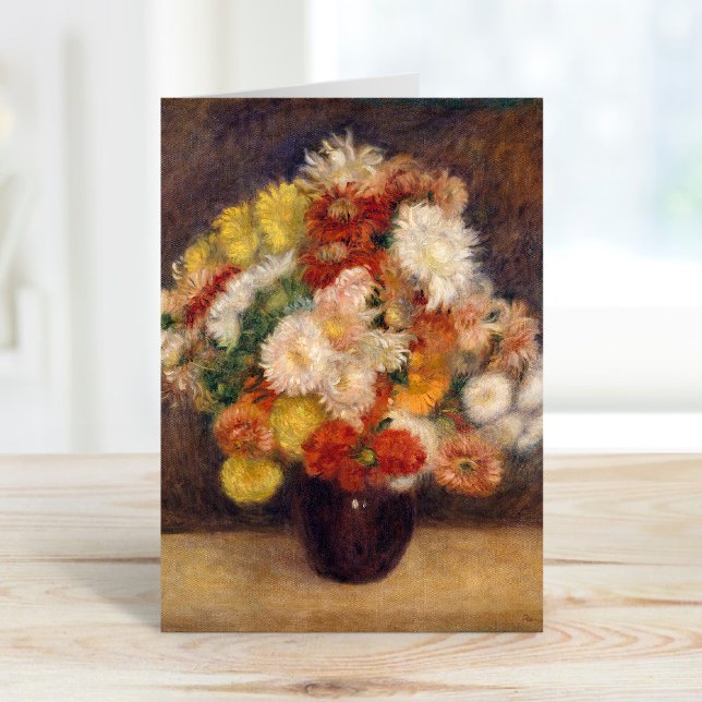 Chrysanthemums Bouquet | Renoir Kort (Skapare uppladdad)