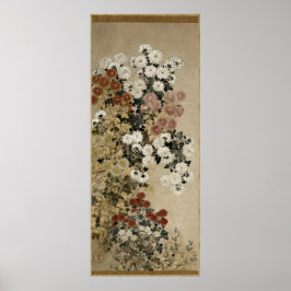 Chrysanthemums by Master of I-nen Seal Poster