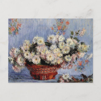 Chrysanthemums - Claude Monet Vykort