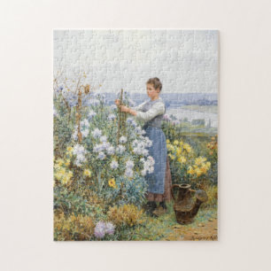 Chrysanthemums Daniel Ridgway Knight Pussel