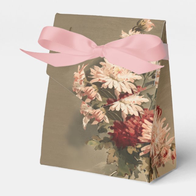 Chrysanthemums i Flaska Presentaskar (Framsidan Sidan)