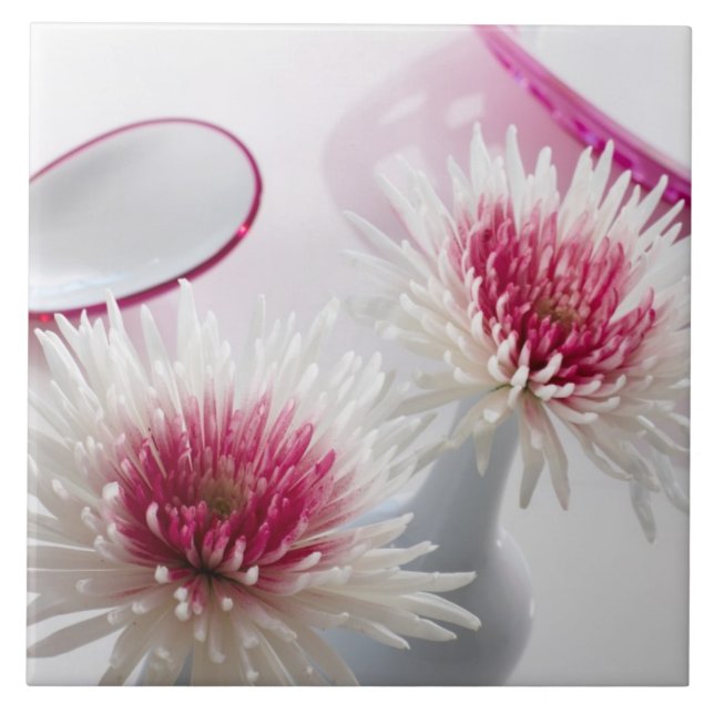 Chrysanthemums Kakelplatta (Framsidan)