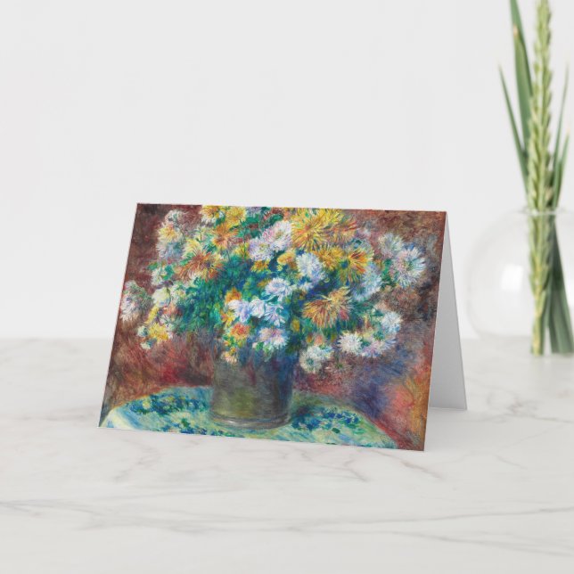 Chrysanthemums | Renoir Kort (Framsida)