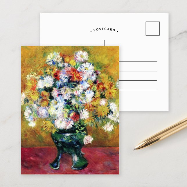 Chrysanthemums | Renoir Vykort (Skapare uppladdad)