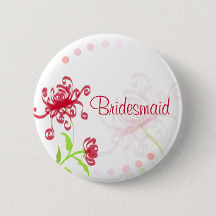 Chrysanthemumsbrudtärna/Bestman emblem Knapp