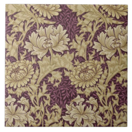 Chrysanthemumtapet William 1877 Morris Kakelplatta