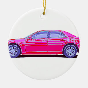 Chrysler 300 2013 julgransprydnad keramik