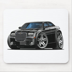 Chrysler 300 svart bil musmatta