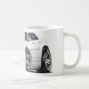 Chrysler 300 vitbil kaffemugg