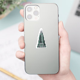 Chrysler Building Art Deco-dekal Klistermärken