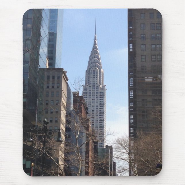 Chrysler Bygger New York City Skyscraper Midtown Musmatta (Framsidan)