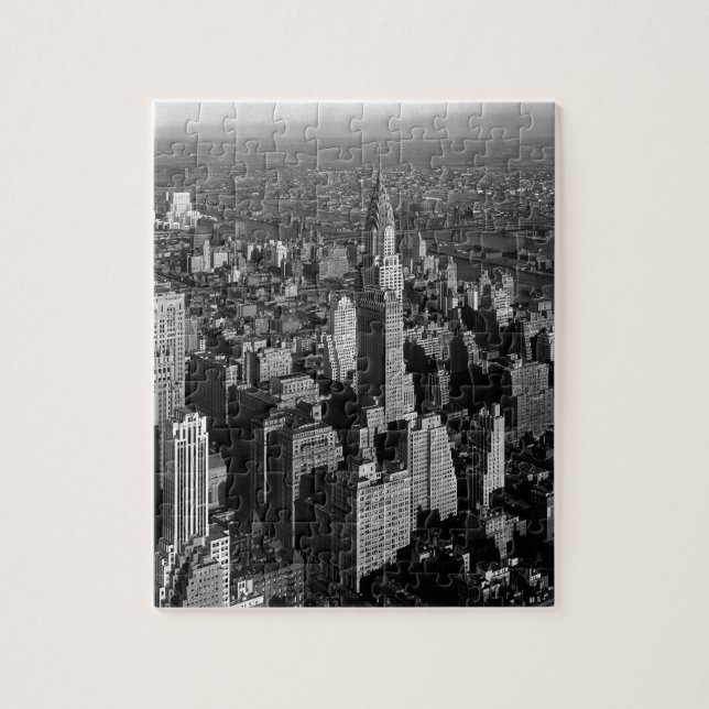 Chrysler Bygger New York Manhattan Pussel (Vertikal)
