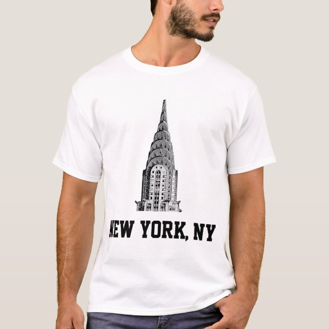 Chrysler Byggnad Dome Tee Shirt (Framsida)