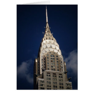 Chrysler Byggnad, New York City Hälsningskort