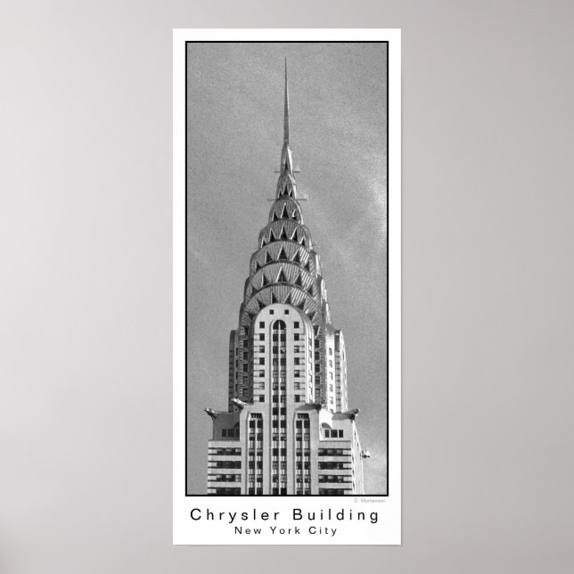 Chrysler Byggnad / New York City Poster (Framsidan)